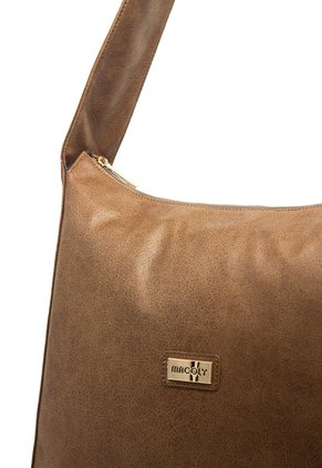 Bolso De Hombro Macoly 886 Bruma Chocolate