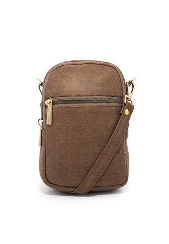 Bolso Manos Libres Macoly 851 Bruma Chocolate Macoly