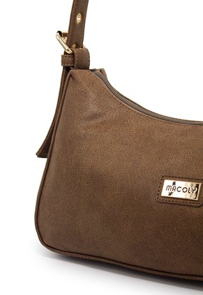 Bolso De Hombro Macoly 890 Bruma Chocolate