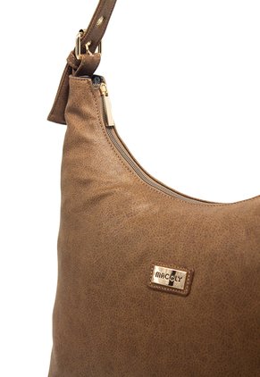 Bolso De Hombro Macoly 892 Bruma Chocolate