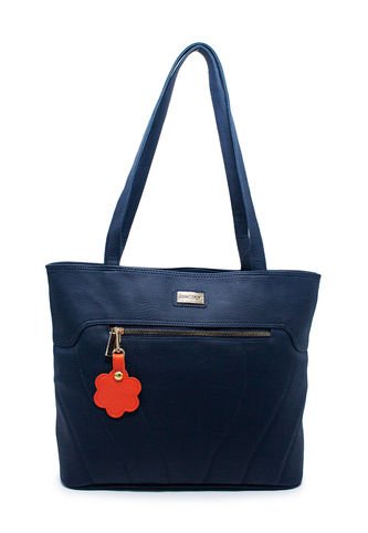 Bolso De Hombro Macoly 877 Lilium Azul Macoly