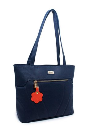 Bolso De Hombro Macoly 877 Lilium Azul