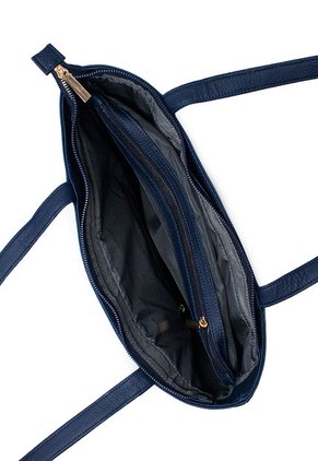Bolso De Hombro Macoly 877 Lilium Azul