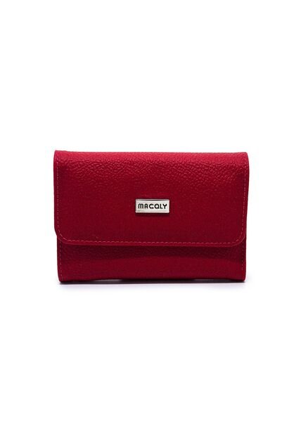 Billetera Mediana Macoly A015 Barcelona Rojo