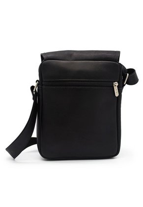 Bolso Manos Libres BO02 Cuero Negro Liso