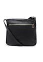 Bolso Manos Libres Macoly M820 Cuero Negro Bordado de Macoly