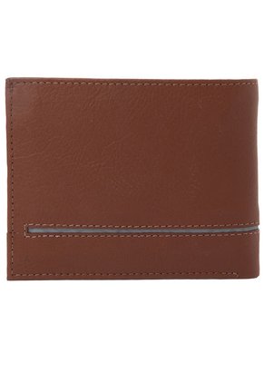 Billetera Hombre 309 En Cuero Miel