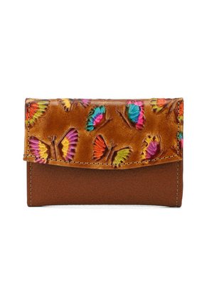 Porta Documentos PDM2 Cuero Tala Miel Mariposas P