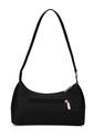 Bolso De Hombro Bagette Pequeño 174 Coco Negro de Macoly