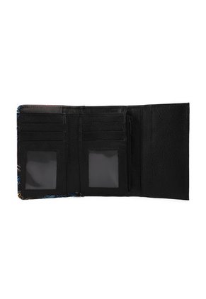 Billetera Mediana Macoly 047 Cuero Tala Negro N