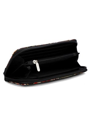 Billetera Grande Macoly A04 Cuero Negro X Yacar 