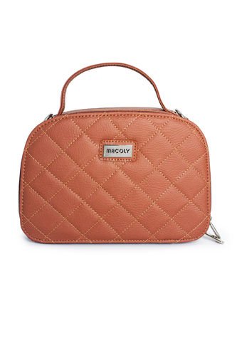 Cartera Manos Libres Macoly 809 Berlin Acolchado Miel Macoly