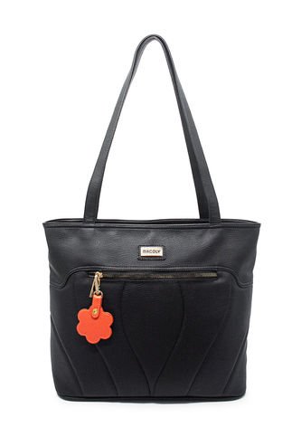 Bolso De Hombro Macoly 877 Lilium Negro Macoly