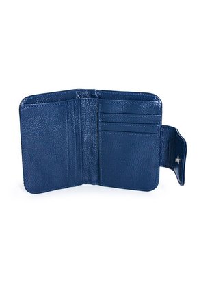 Billetera Mini Macoly 048 Cuero Tala Azul