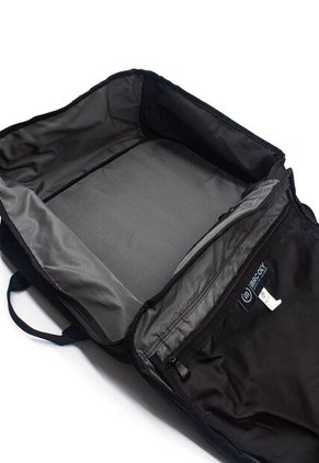 Maleta/Morral 308 Para Viaje Lona Negro X Azul Petroleo