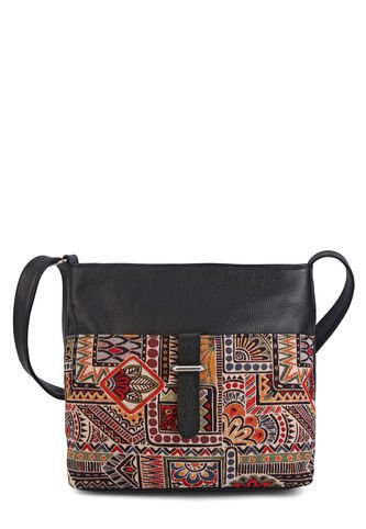 Bolso Manos Libres Macoly 400 Cuero Negro X Yacar Macoly
