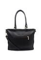 Bolso De Hombro Grande Macoly 878 Lilium Negro de Macoly