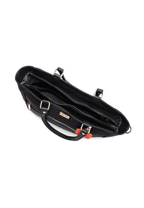 Bolso De Hombro Grande Macoly 878 Lilium Negro