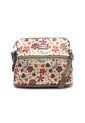 Bolso Manos Libres Macoly 789 Floralia Taupe de Macoly