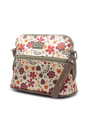 Bolso Manos Libres Macoly 789 Floralia Taupe