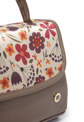 Bolso Manos Libres Macoly 838 Floralia Taupe