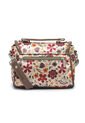 Cartera Manos Libres Macoly 876 Floralia Taupe de Macoly