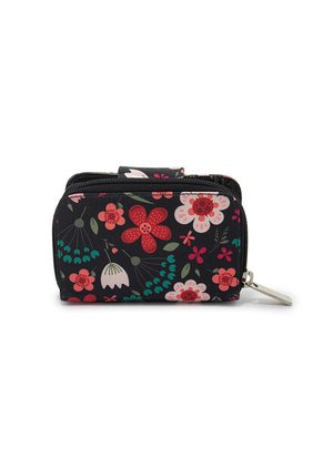 Billetera Mini A017 Floraalia Negro