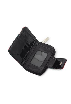 Billetera Mini A017 Floraalia Negro