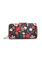 Billetera Grande A011 Floralia Negro de Macoly