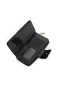 Billetera Grande A011 Floralia Negro de Macoly