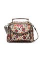 Bolso Manos Libres Macoly 701 Floralia Taupe de Macoly