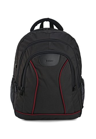 Morral Grande Macoly 266 Lona Negro X Vinotinto Macoly