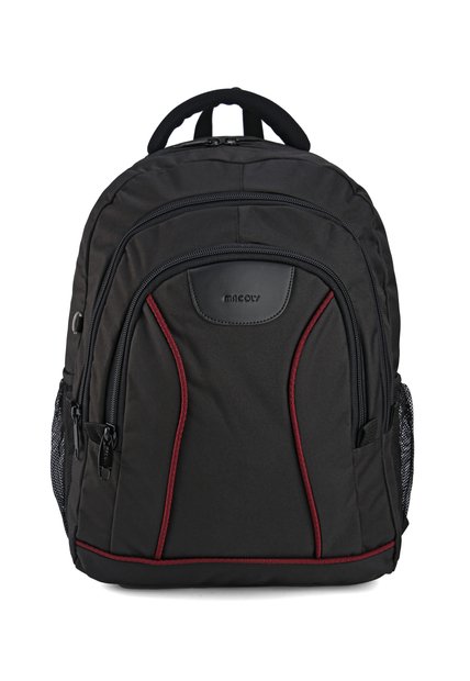Morral Grande Macoly 266 Lona Negro X Vinotinto