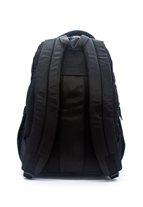 Morral Grande Macoly 266 Lona Negro X Verde Agua