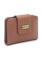 Billetera Mini Macoly A018 Cuero Miel Liso de Macoly