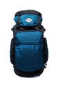 Morral Camping Macoly 313 Lona Negro X Azul Petroleo de Macoly