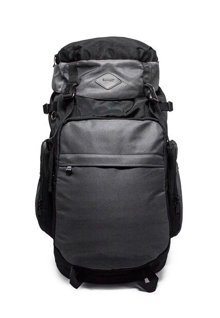 Morral Camping Macoly 313 Lona Negro X Gris