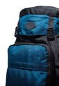 Morral Camping Macoly 313 Lona Negro X Azul Petroleo de Macoly