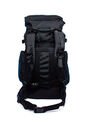 Morral Camping Macoly 313 Lona Negro X Azul Petroleo de Macoly