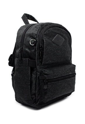 Morral Pequeño Macoly 314 Lona Negro Textil