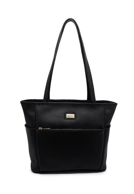 Bolso De Hombro Grande Macoly 841 Oporto Negro