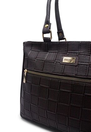 Bolso De Hombro Grande Macoly 878 Lambani Cafe Oro