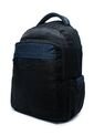Morral Grande Macoly 268 Lona Negro  X Azul Oscuro de Macoly