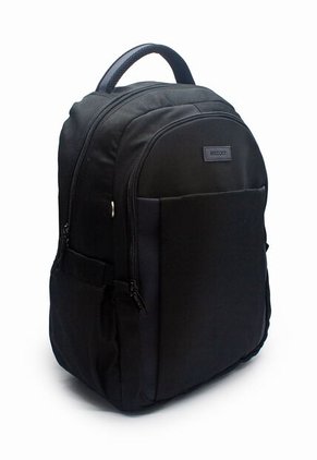 Morral Grande Macoly 285 Lona Negro X Azul Oscuro