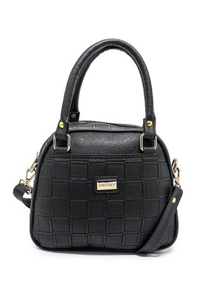 Cartera Manos Libres Macoly 875 Lambani Negro Oro