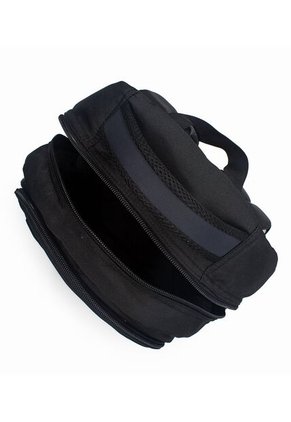 Morral Grande Macoly 285 Lona Negro X Azul Oscuro