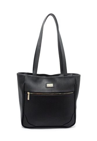 Bolso De Hombro Macoly 793 Oporto Negro Oro Macoly