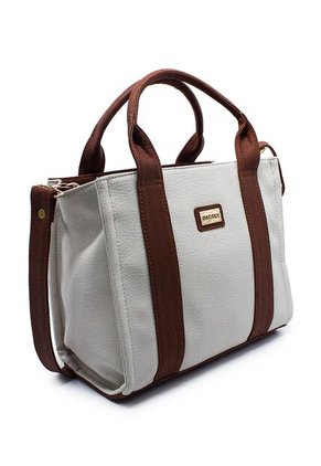 Cartera Manos Libres Macoly 873 Mix Blanco X Miel