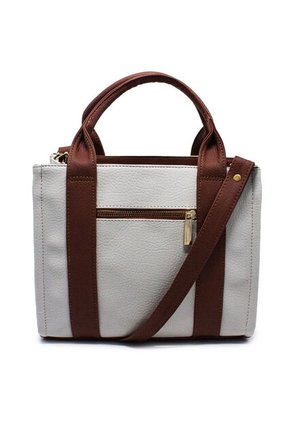 Cartera Manos Libres Macoly 873 Mix Blanco X Miel