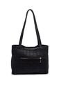Bolso De Hombro Macoly 816 Lambani Negro Oro de Macoly
